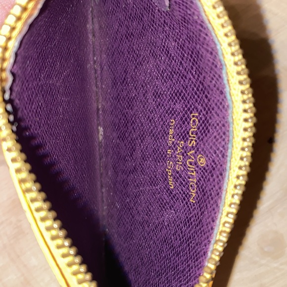 Louis Vuitton Yellow Epi Key Pouch - Picture 8 of 9